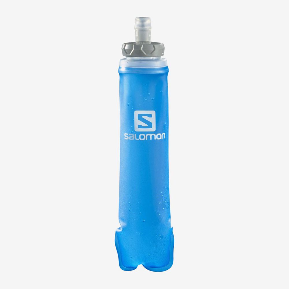 SALOMON SOFT FLASK 500ML/17OZ Philippines - Men's Trail Running Packs - Blue | 297653-TYX